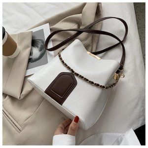 Bucket bag retro versatile one-shoulder messenger